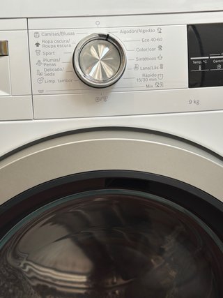 Lavadora Bosch Serie 6 Blanca 9Kg