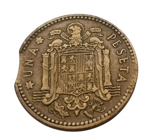 VARIANTE 1 Peseta F. Franco ERROR-Segmentada curva
