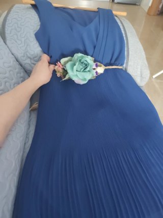 Vestido Vila azulón talla S