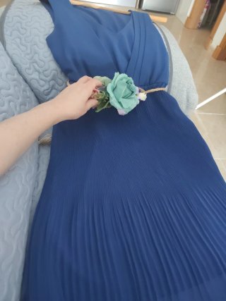 Vestido Vila azulón talla S