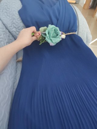 Vestido Vila azulón talla S