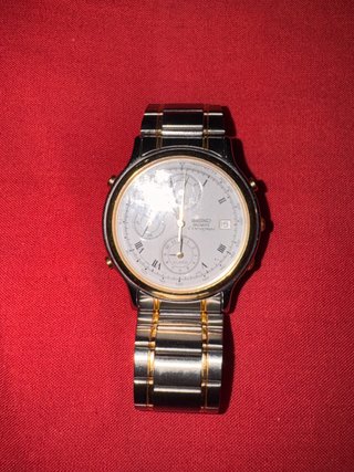 Seiko T7 32 Cronógrafo Oro acero vitae