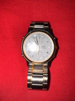 Seiko T7 32 Cronógrafo Oro acero vitae