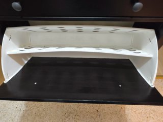 Zapatero Ikea Negro Madera