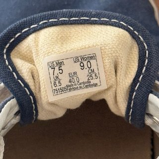 Vans Era Blu Navy Tela