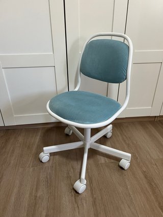 Silla de escritorio infantil azul