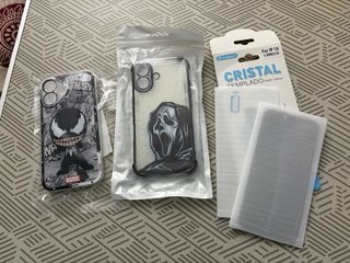 Funda iPhone 16 Marvel + Protector Pantalla