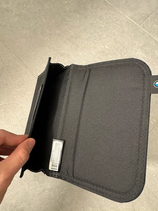 Portaoggetti BMW nero portafoglio borsellino