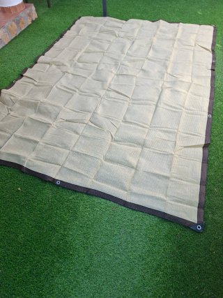 Toldo sombra rectangular con anillas. Nuevo. 2x3m