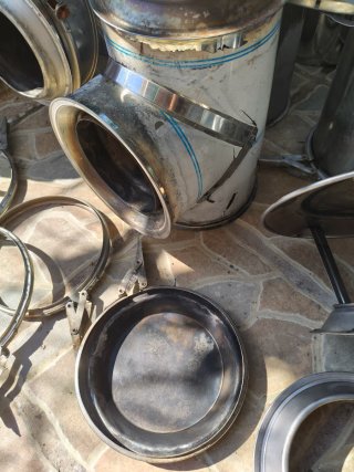 Tubi inox per caldaia a gasolio doppi