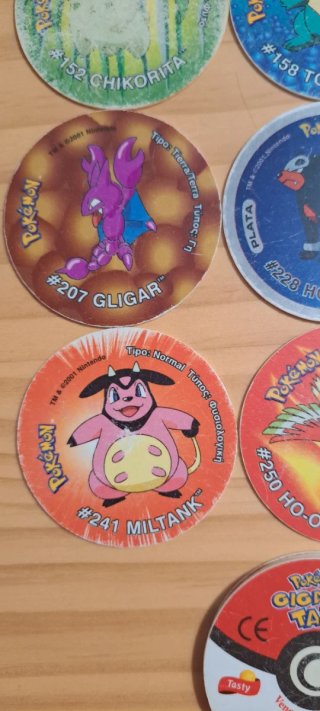 Lote Tazos Pokémon Gigant