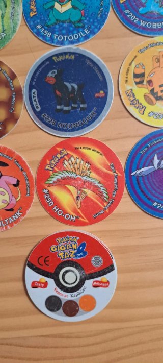 Lote Tazos Pokémon Gigant