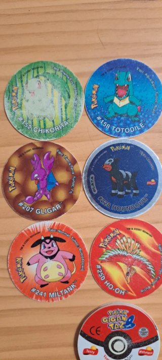 Lote Tazos Pokémon Gigant