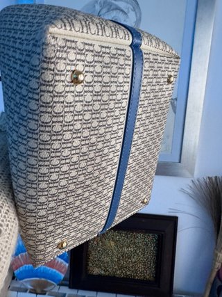 Bolso Tote Carolina Herrera CH Beige y Rojo