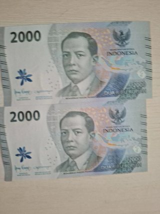 2 Billetes s Indonesia