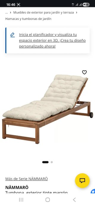 Conjunto de mobiliario exterior