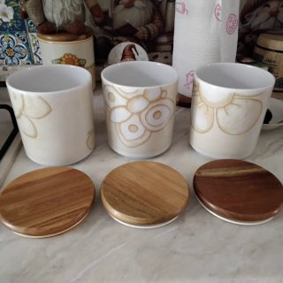 Tris barattoli Thun linea elegance