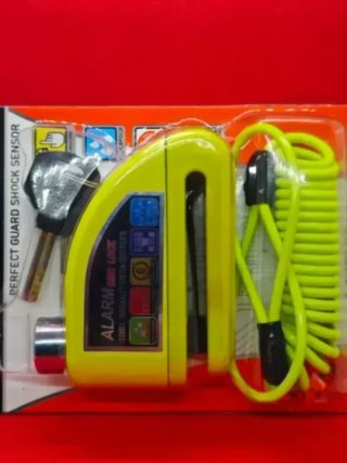 Candado Alarma Disco Moto Impermeable+ cable