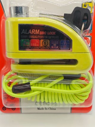 Candado Alarma Disco Moto Impermeable+ cable