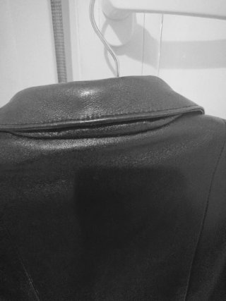 Chaqueta de piel marrón COLLELL