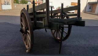 Carro de vacas antiguo