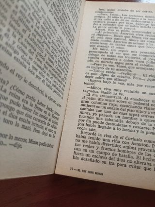Novela histórica mitología griega. Rey debe morir