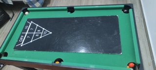 Mesa de billar y futbolín 3 en 1