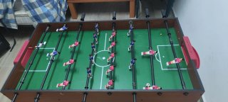 Mesa de billar y futbolín 3 en 1