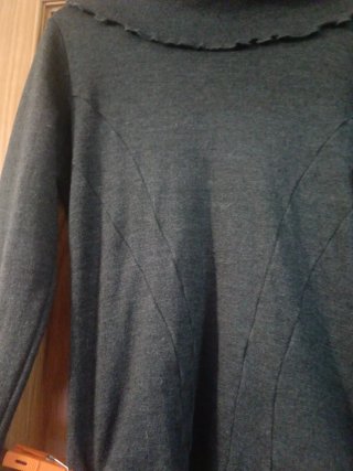 Conjunto lana mujer: jersey y falda