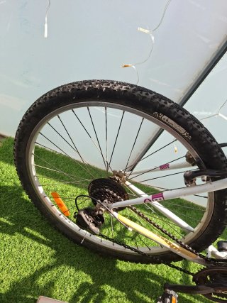 Bicicleta BTWIN Rockrider Blanca