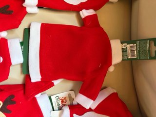 Lotto 10 copri bottiglie Natale