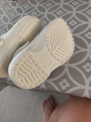 Zuecos Crocs Blancos