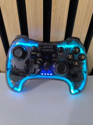 Mando Gaming Mars Gaming Transparente LED