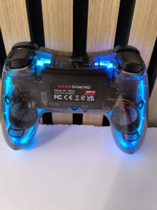 Mando Gaming Mars Gaming Transparente LED