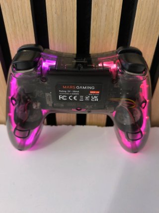 Mando Gaming Mars Gaming Transparente LED