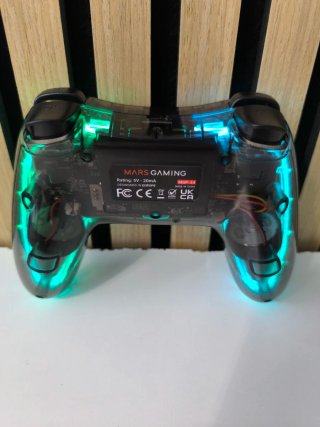 Mando Gaming Mars Gaming Transparente LED