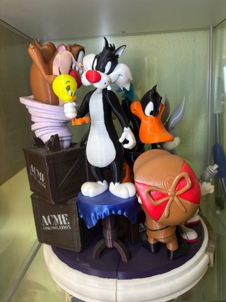 Figura Coleccionable Looney Tunes 3D
