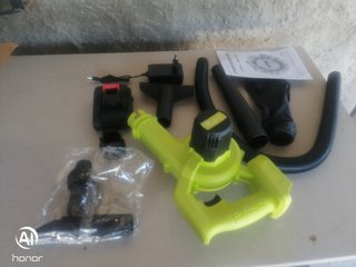 Soplador y aspirador de hojas. Inalabrico.
