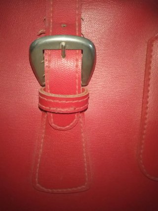 Maleta Vintage Tauro Años 60 Roja