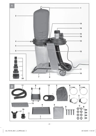 Einhell TE-VE 550/1 Aspirador Polvo
