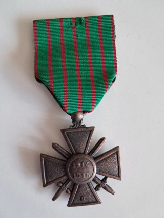 Cruz de Guerra francesa medalla militar
