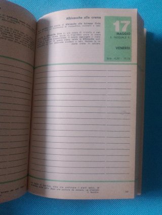 Agenda ricettario Cirio 1974