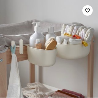 Cambiador bebé madera IKEA