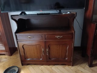 Mueble TV madera antiguo