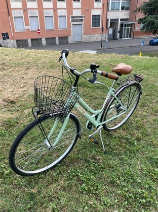Bicicletta da città verde