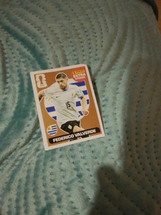 Cromo Fede Valverde Mundial 26 Extra Sticker