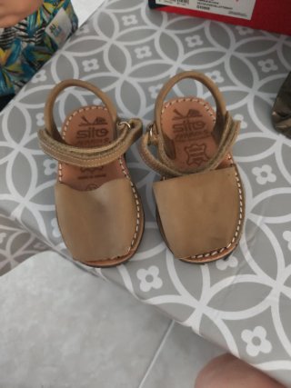 Sandalias Menorquinas Piel Talla 22