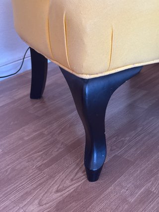Sillón vintage amarillo