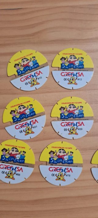 Lote Tazos Shin Chan Grefusa