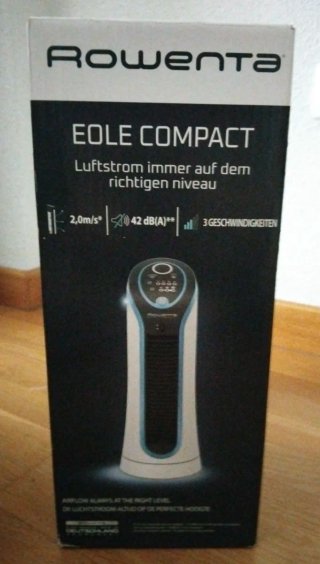 Ventilador Torre Rowenta Eole Compact Azul/Blanco